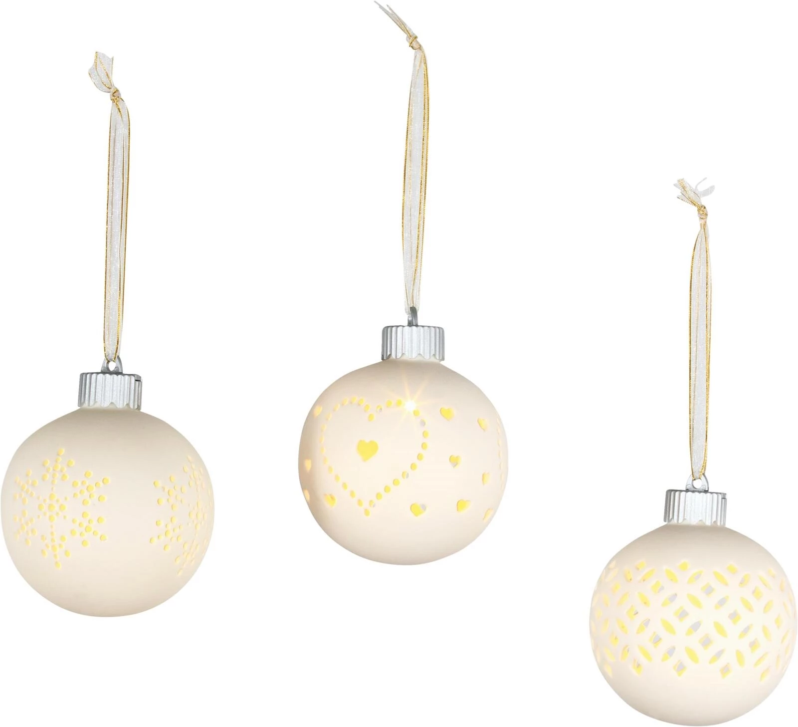 Kugel Porzellan 3er Set