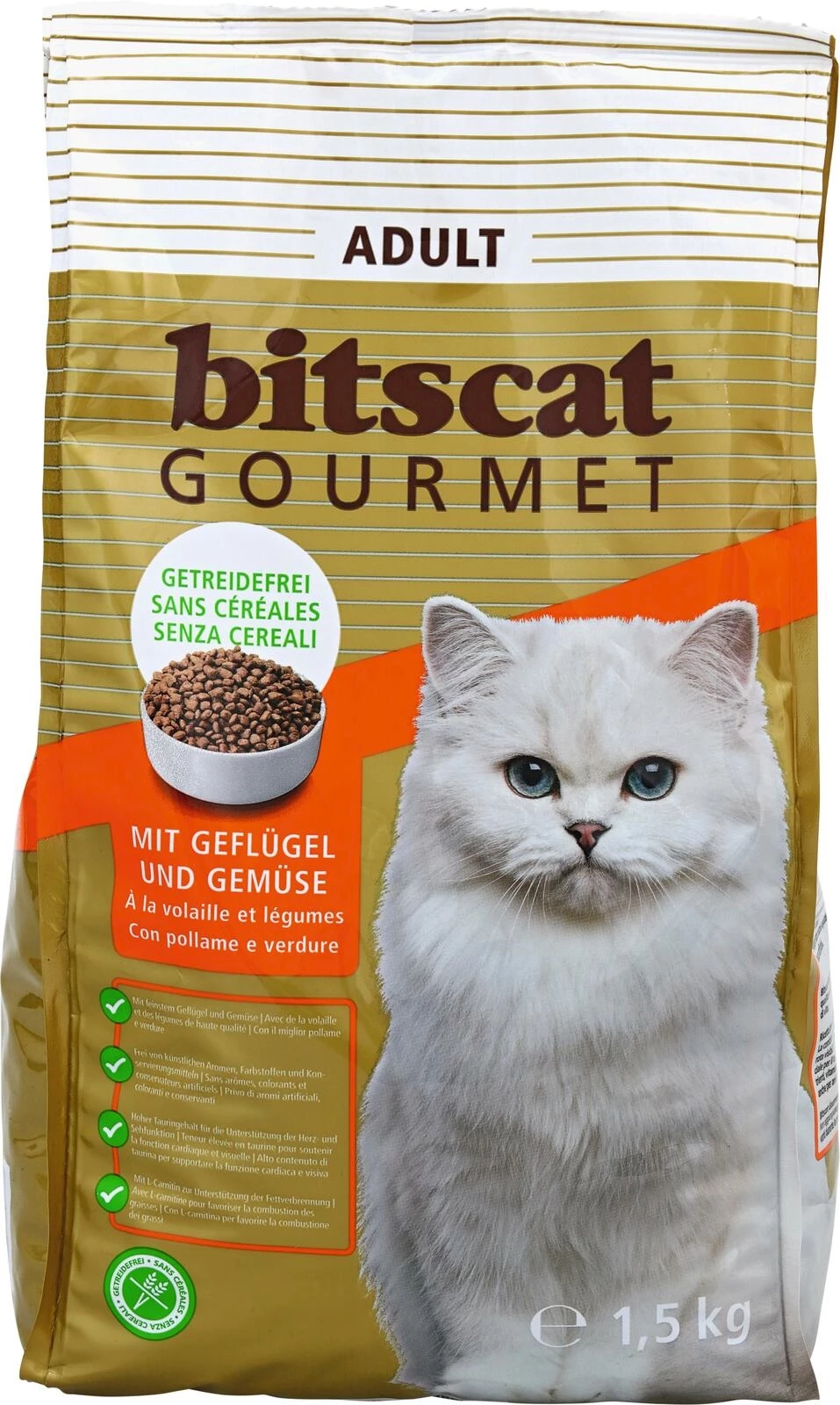 Katzenfutter Gourmet bitscat 1,5 kg