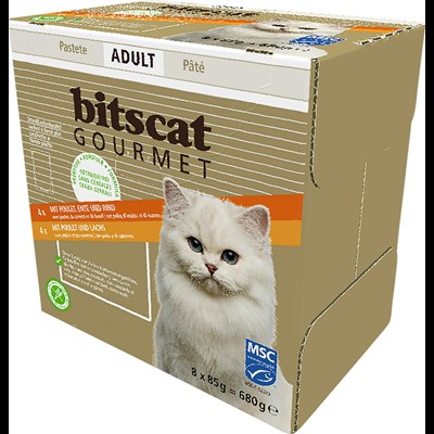 Katzenfutter Gourmet bitscat 8×85g
