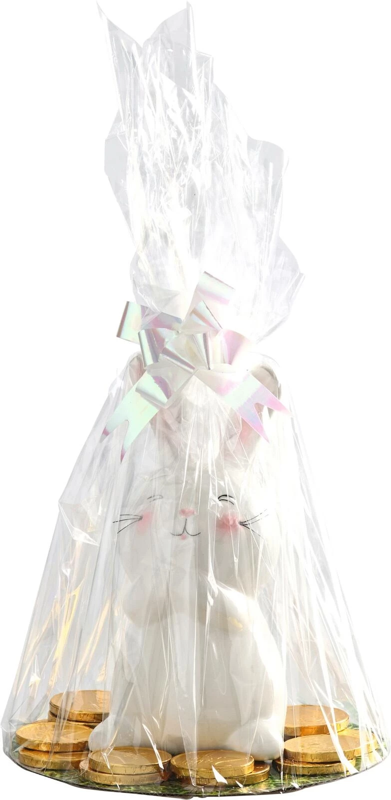 Tirelire lapin avec chocolat