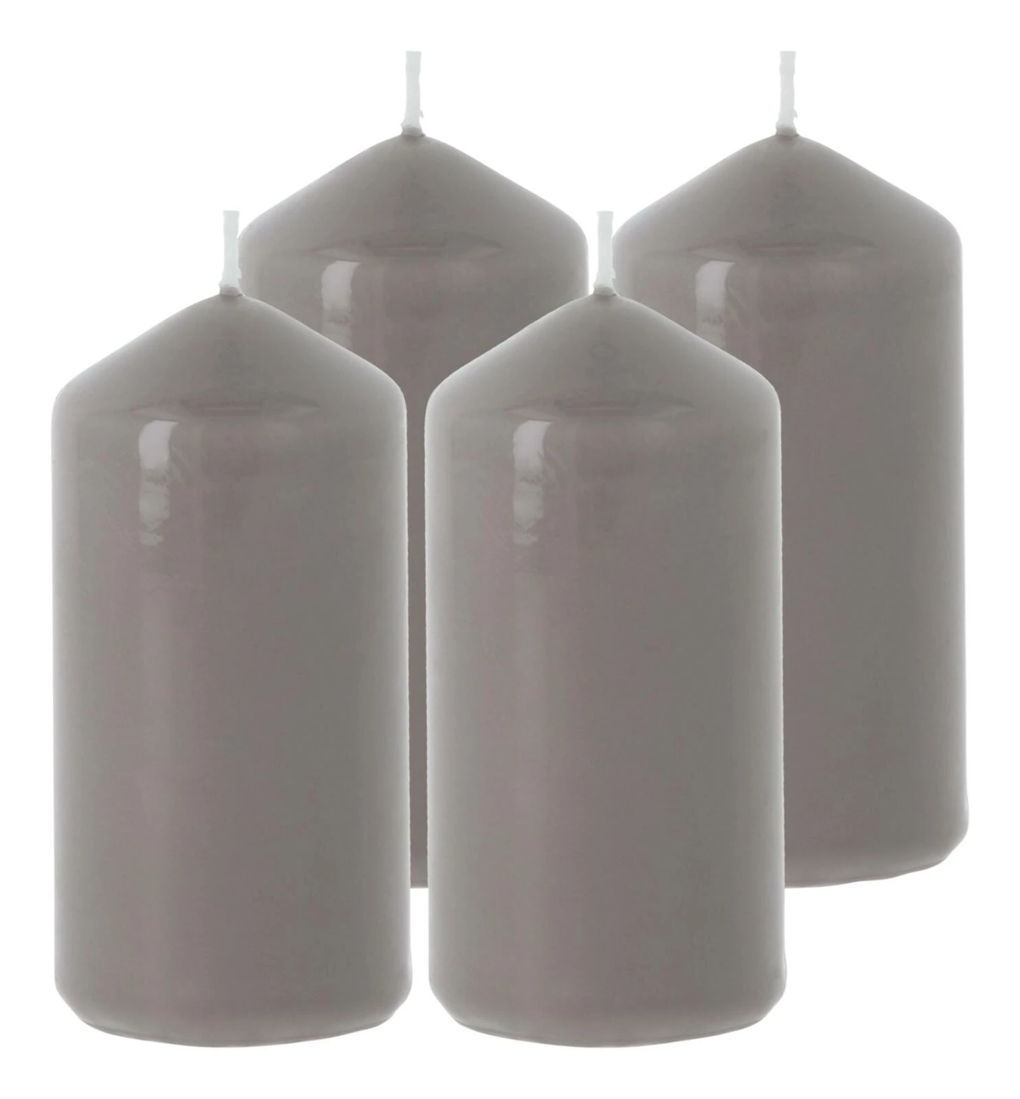 Bougie cylindre lin 5 × 10 cm