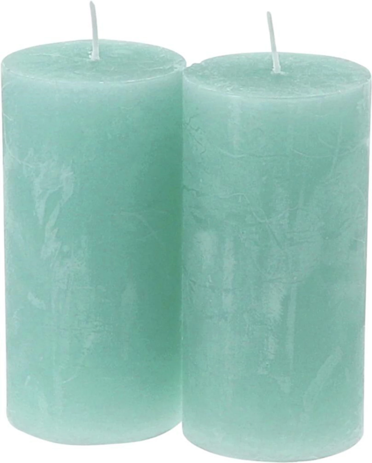 Zylinderkerze RR jadegrün 5 × 10 cm