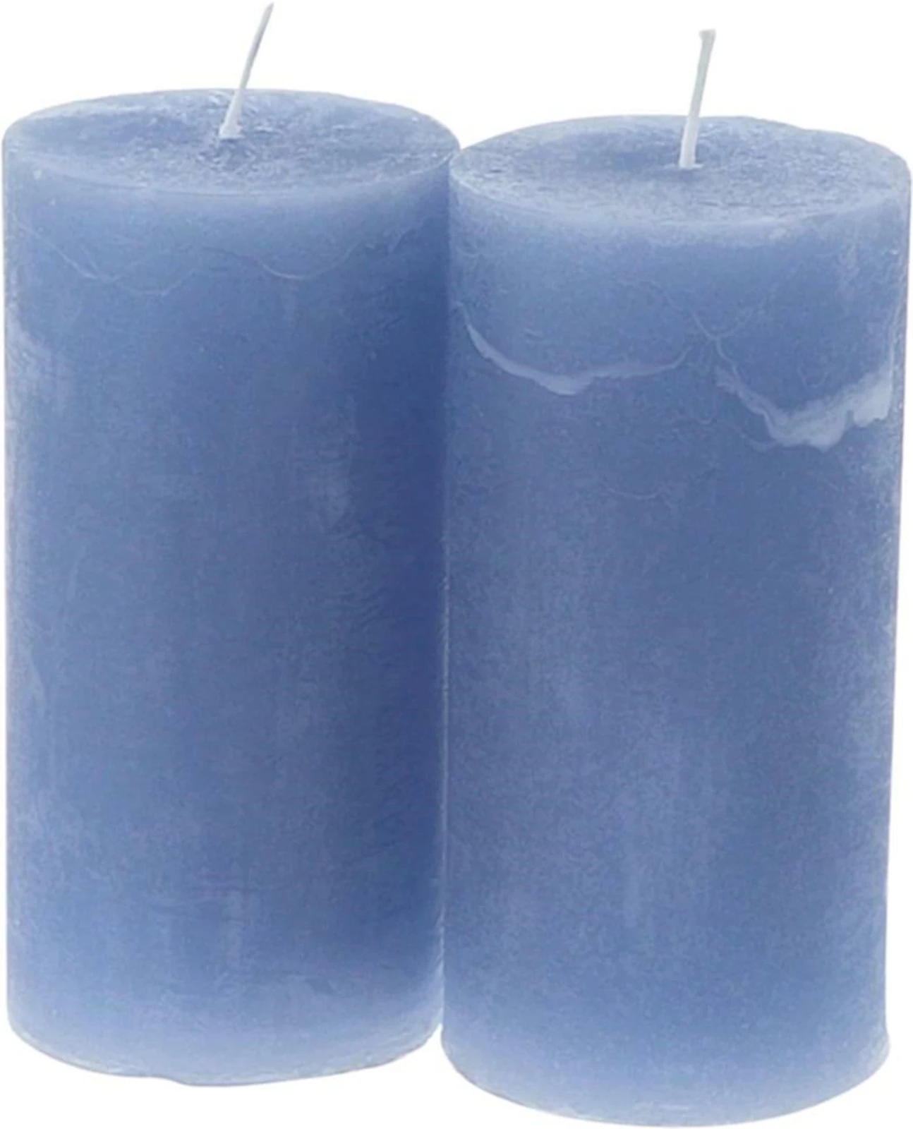 Zylinderkerze RR rauchblau 5 × 10 cm