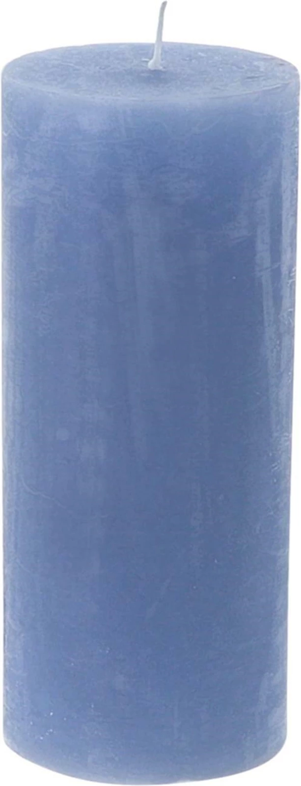 Zylinderkerze RR rauchblau 6 × 14 cm