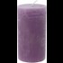 Bougie givre violet 8 × 15 cm
