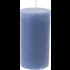 Bougie givre bleu fumeé 8 × 15 cm