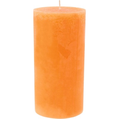 Bougie givre mandarine 9 × 18 cm