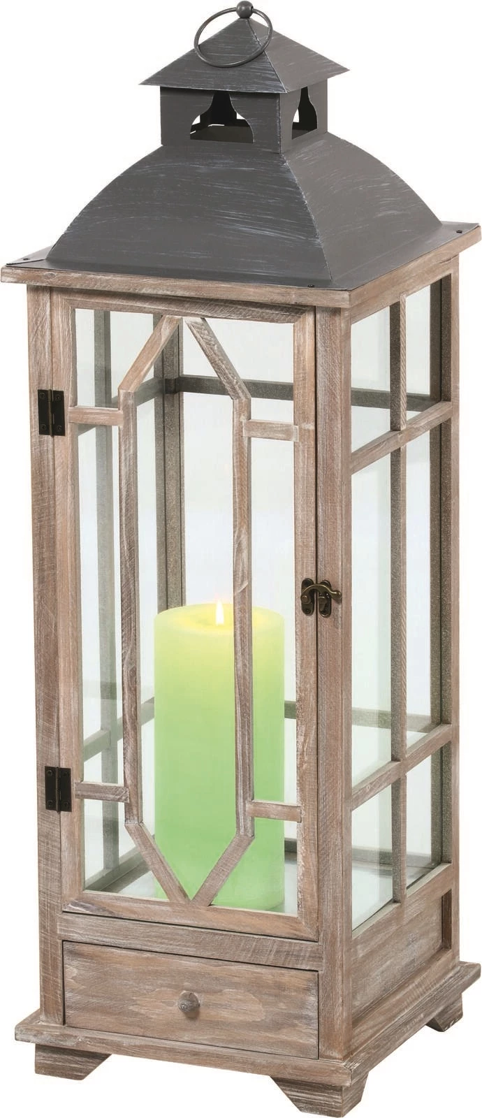 Laterne Holz Nordic kaufen Laternen / Windlichter / Kerzenständer LANDI