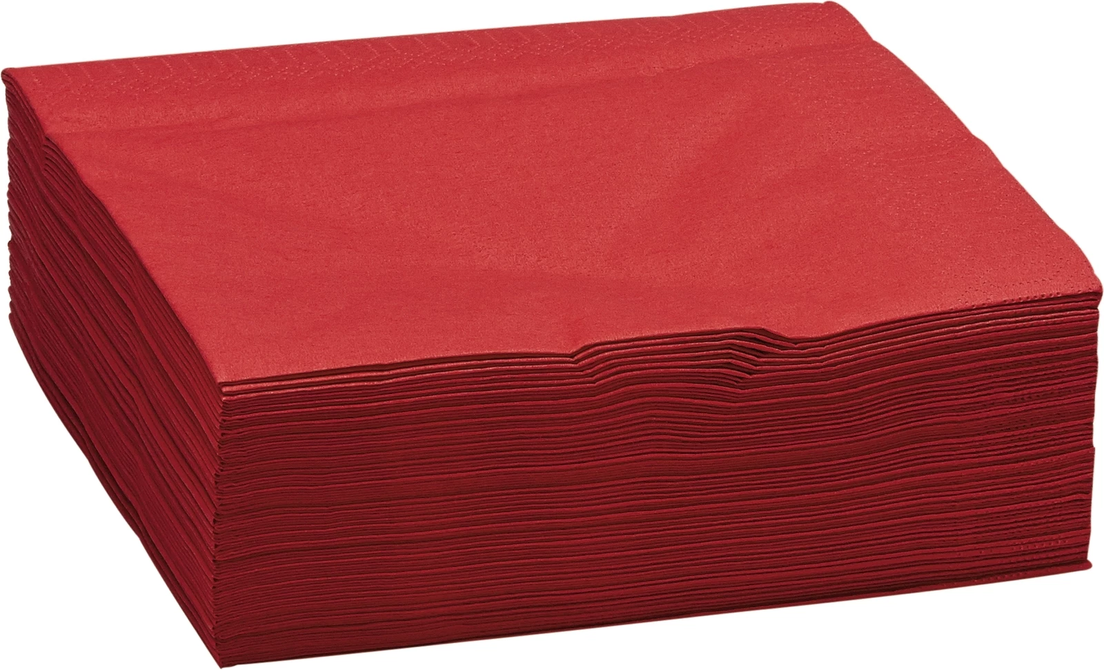 Serviettes rouge 33 × 33 cm