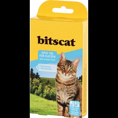 Spot on für Katzen bitscat 4 x 1 ml