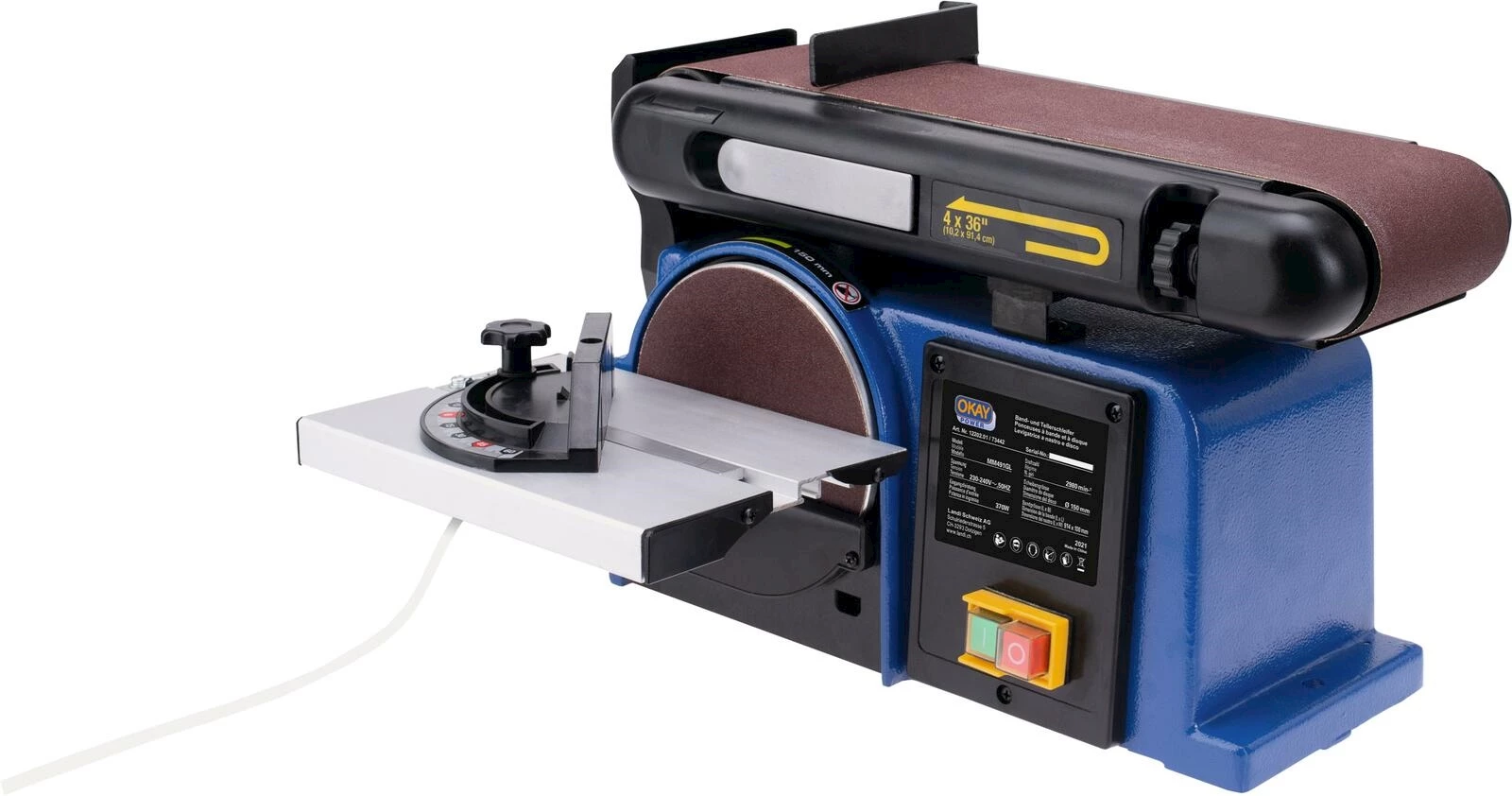 Ponceuses à bande et à disque