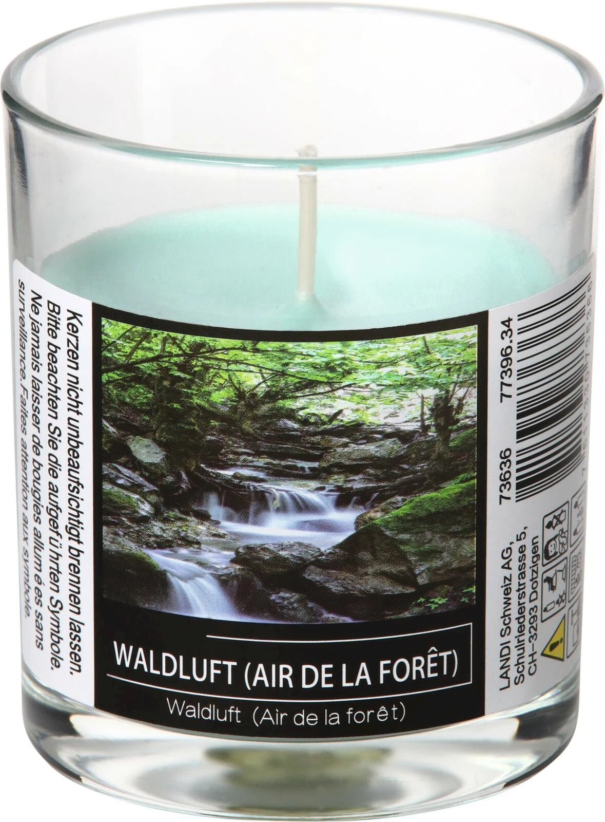 Duftkerze Glas Waldluft