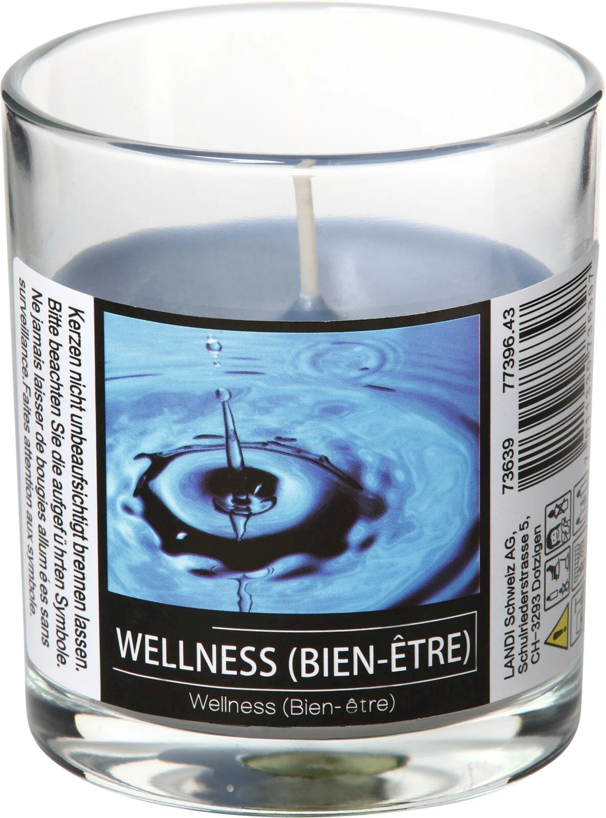 Duftkerze Glas Wellness
