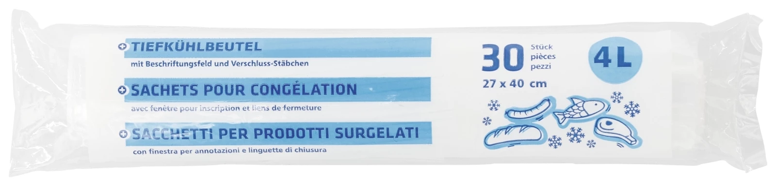 Tiefkühlbeutel 27 × 40 cm