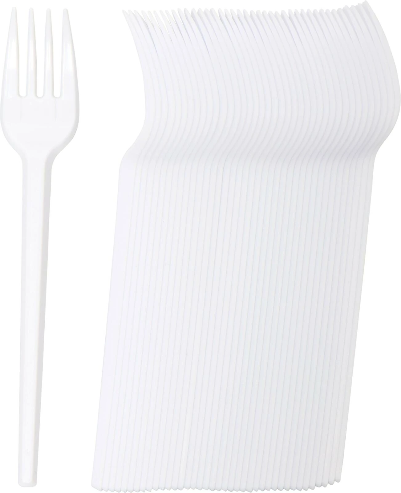 Gabel Kunststoff 40 Stück