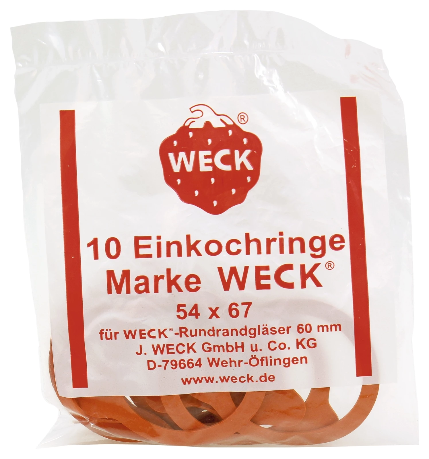 Joint caoutchouc pour Weck 6 cm