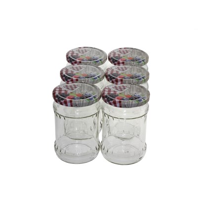 Konfitürenglas 6er-Tray 550 ml