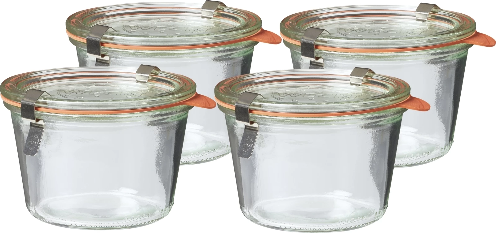 Bocal à stériliser 4×0,25l conique