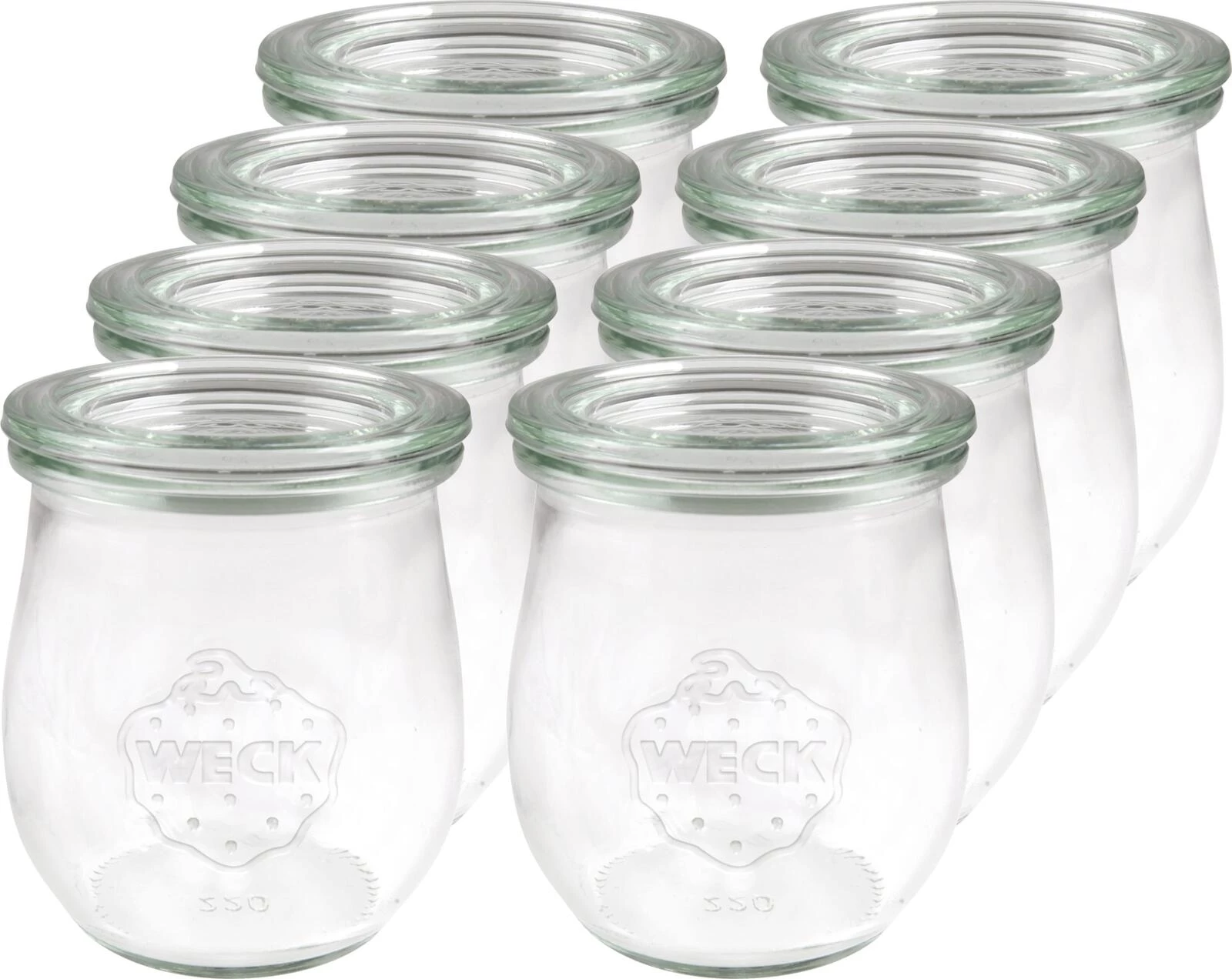 Bocal à stériliser tulipe 8×0,2 l