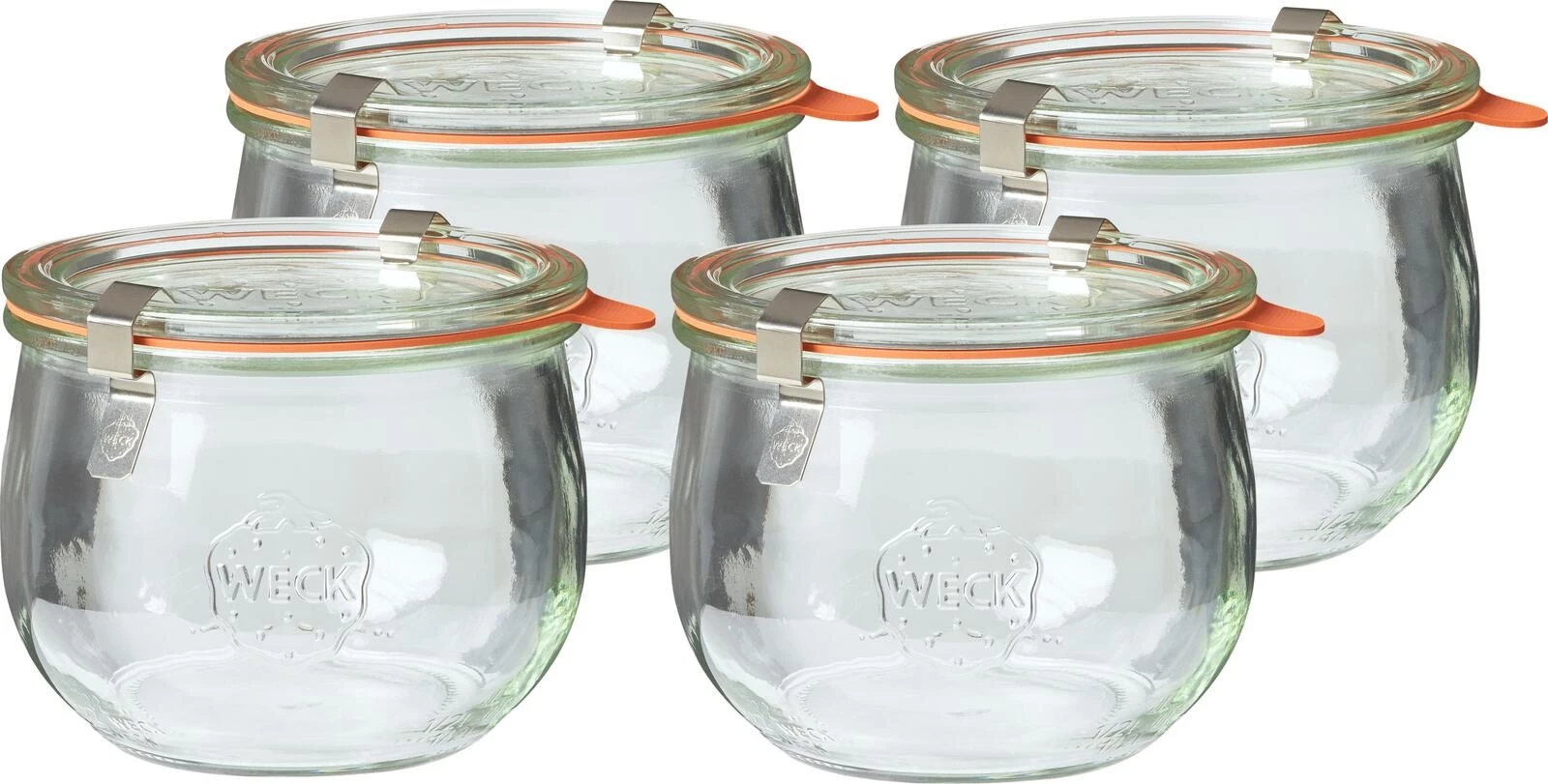 Sterilisierglas 4×0,5l Tulpenform