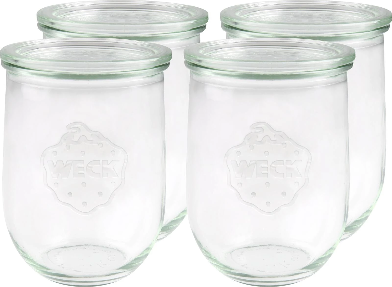 Sterilisierglas 4×1l Tulpenform