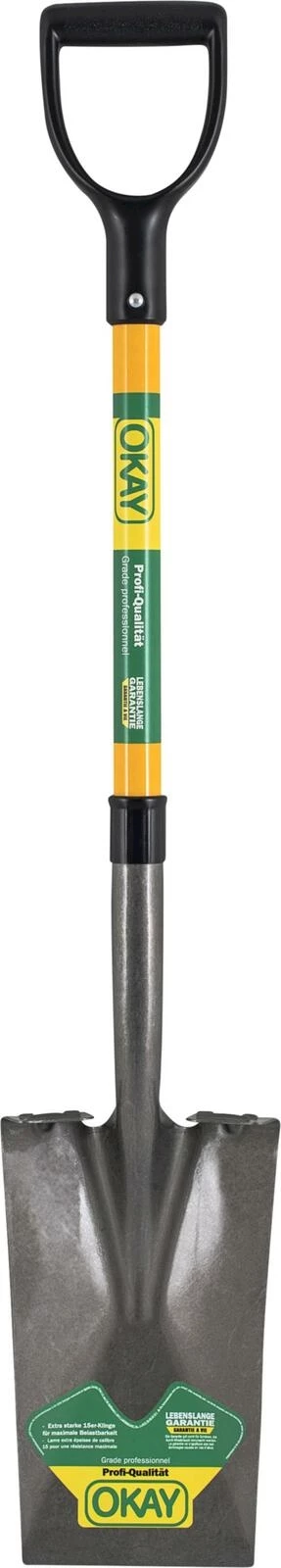 Spaten D-Griff, Fiberglas