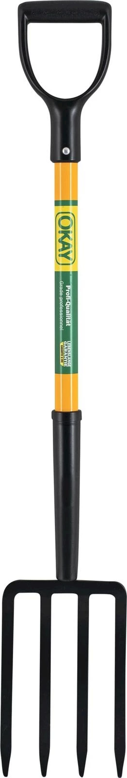 Spatengabel D-Griff, Fiberglas