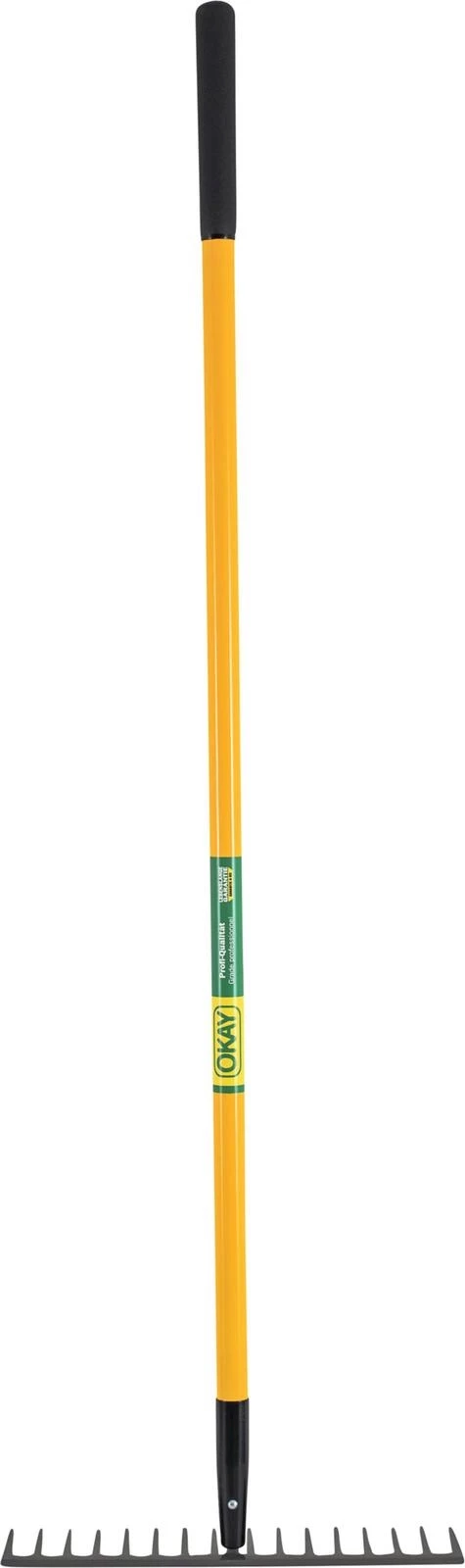 Rechen 16 Zinken, Fiberglas