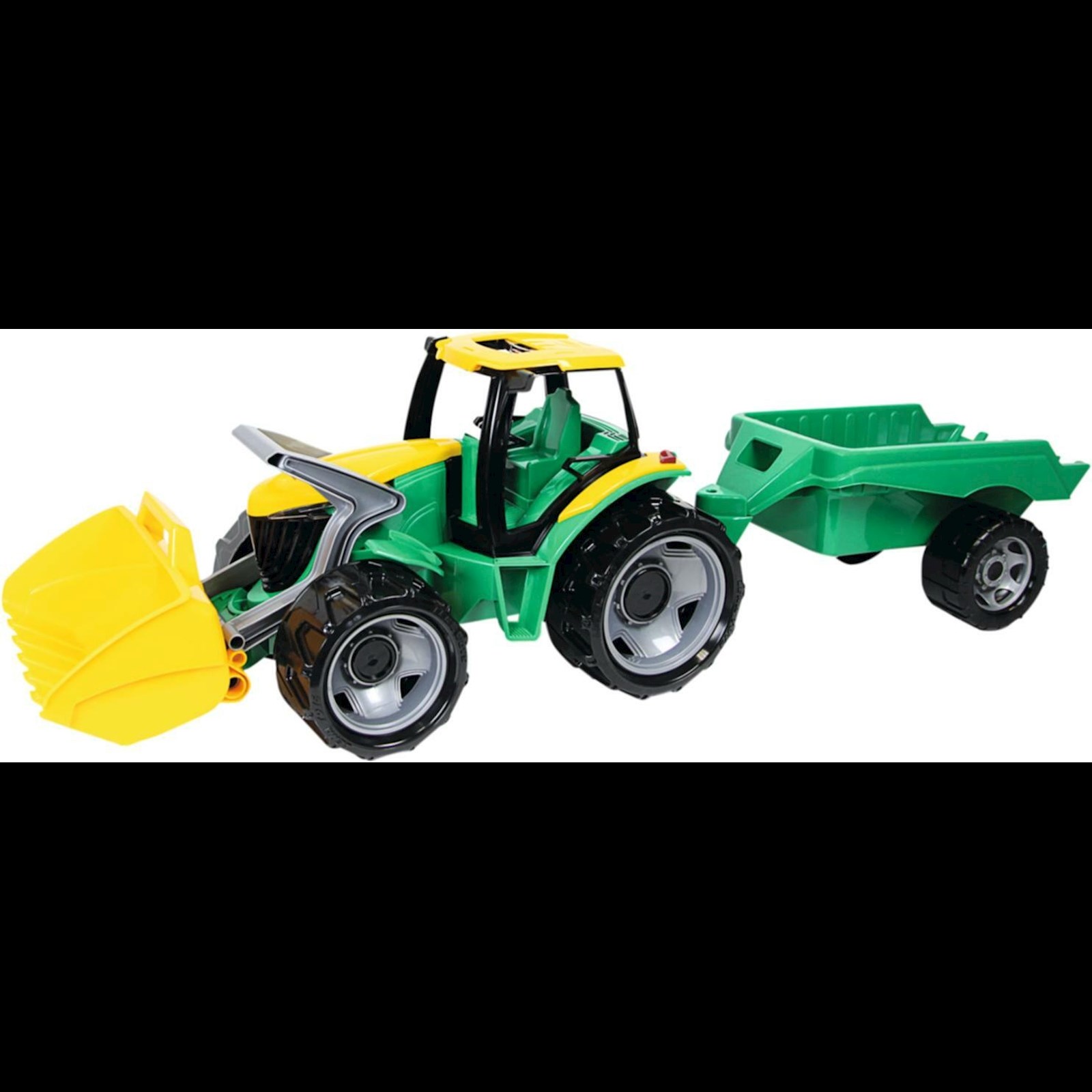 Jouet 2 tracteurs agricoles et 4 engins pour enfants