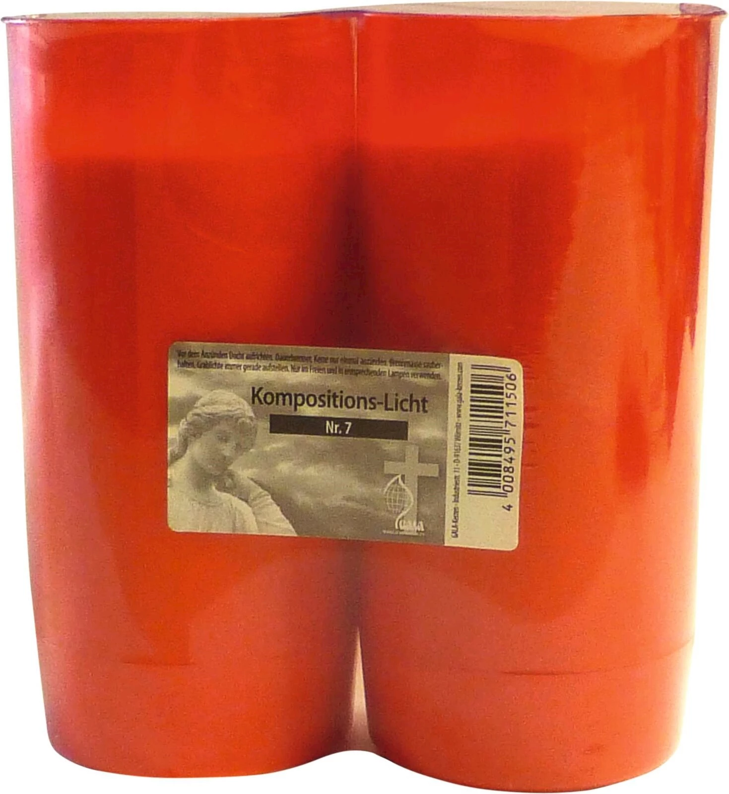 Kompositionsöllicht 2 Stk rot