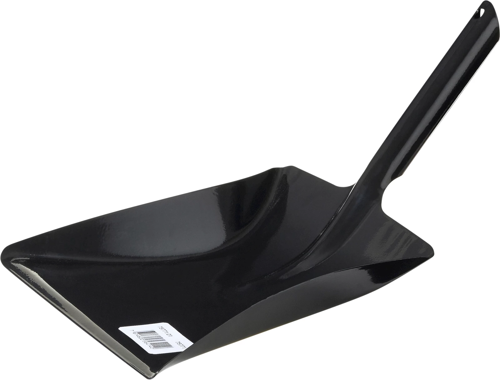 Pelle à ordures métal noir