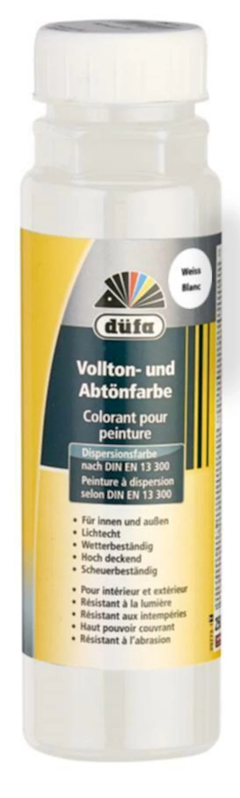 Voll- u. Abtönfarbe Weiss 250 ml