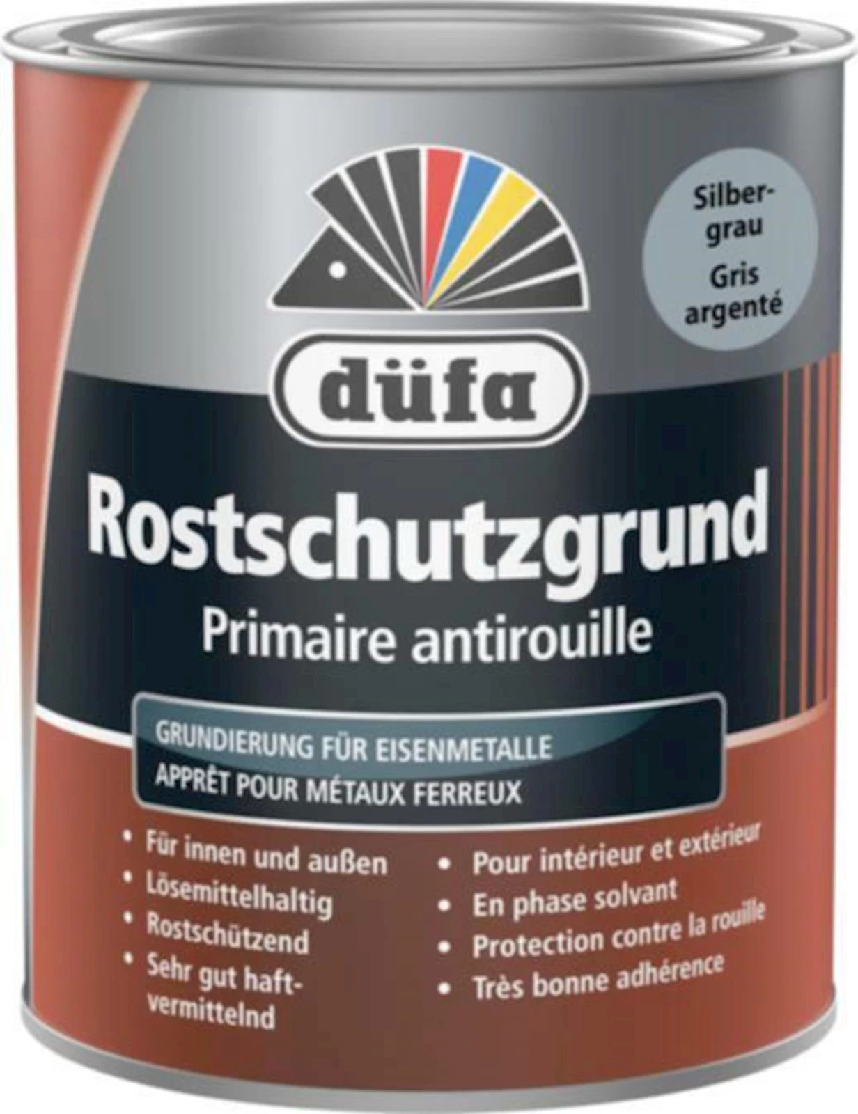 Rostschutzgrundierung Silbergrau 750ml