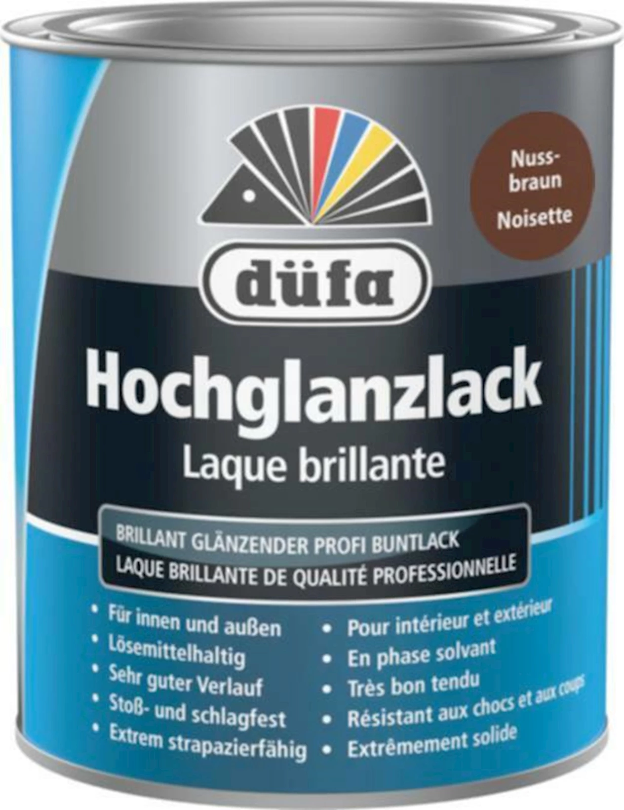 Hochglanzlack Nussbraun 375 ml