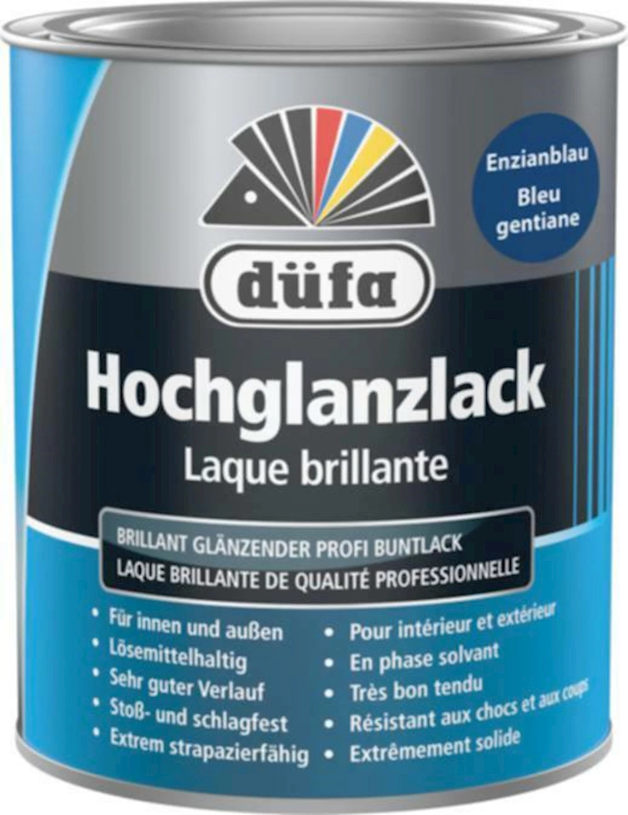 Hochglanzlack Enzianblau 750 ml