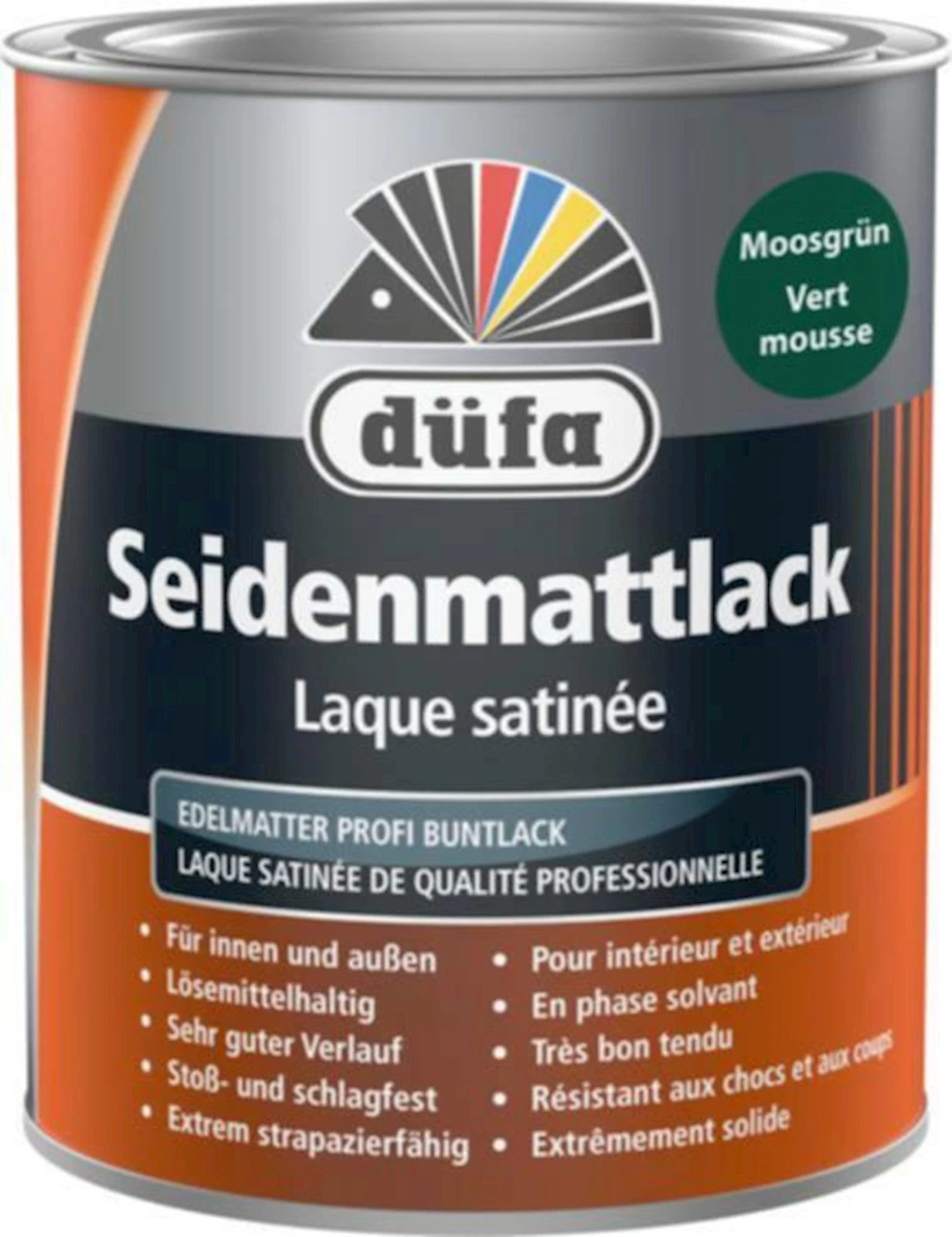 Seidenmattlack Moosgrün 375 ml