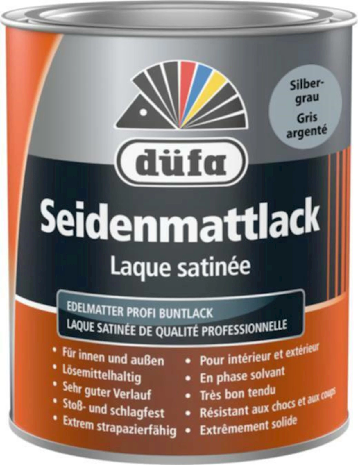 Seidenmattlack Silbergrau 750 ml