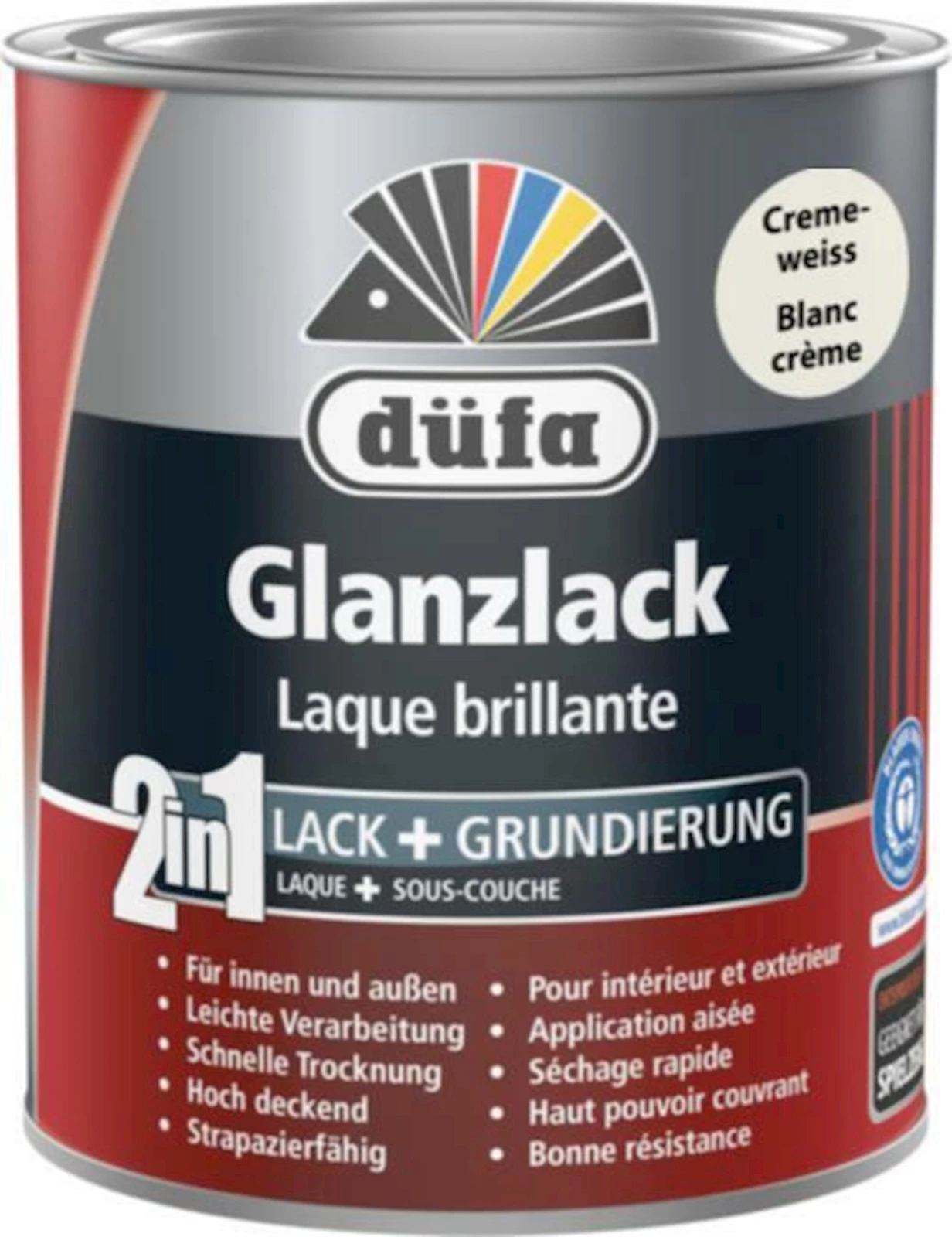 Laque acryl. bril. blanc créme 375 ml