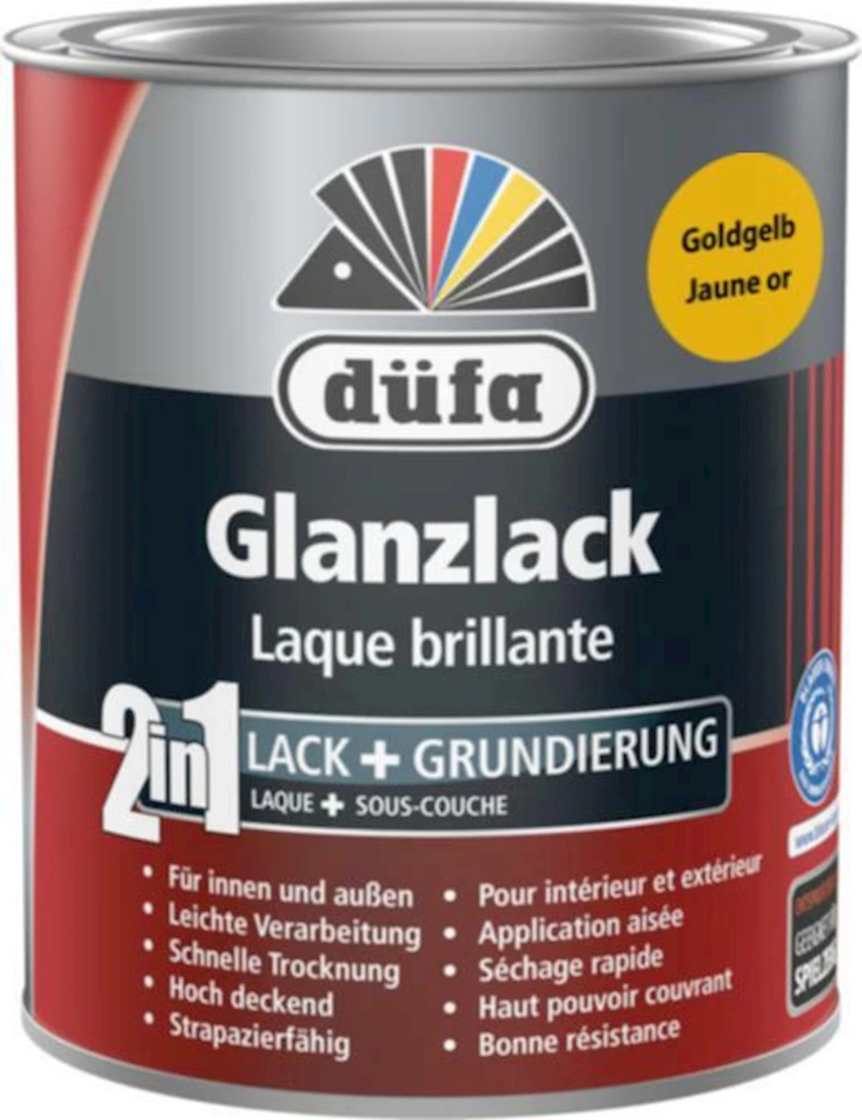 Laque acryl. jaune or 750 ml