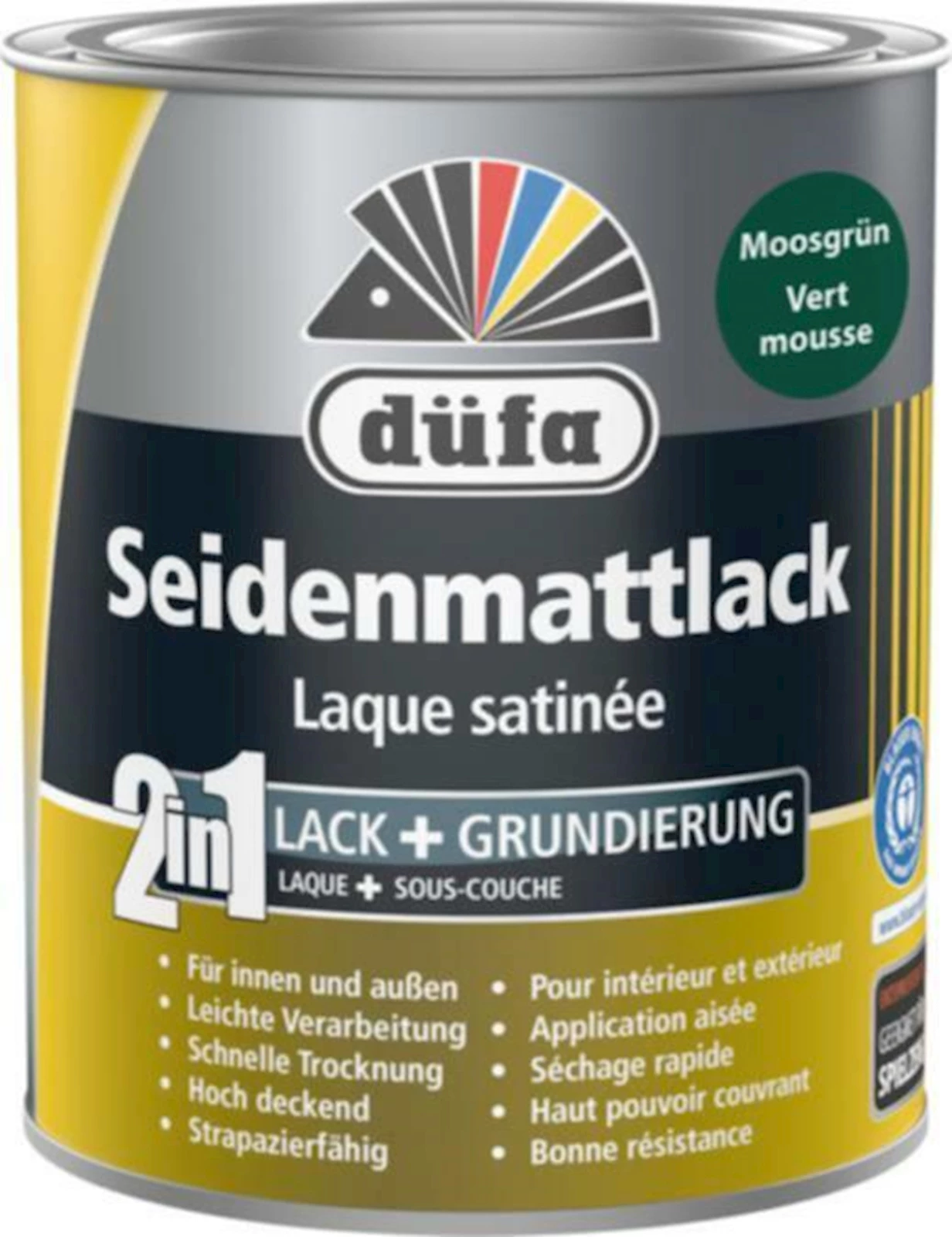 Acryll. Seidenm. Moosgrün 375 ml
