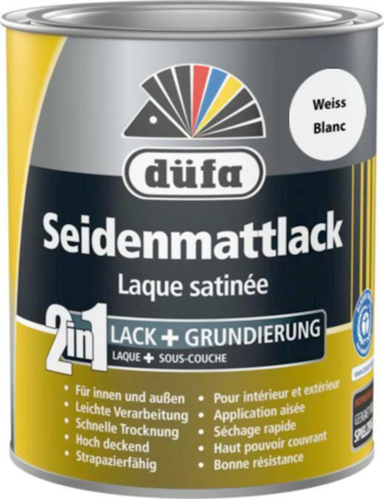 Acryll. Seidenm. Weiss 375 ml