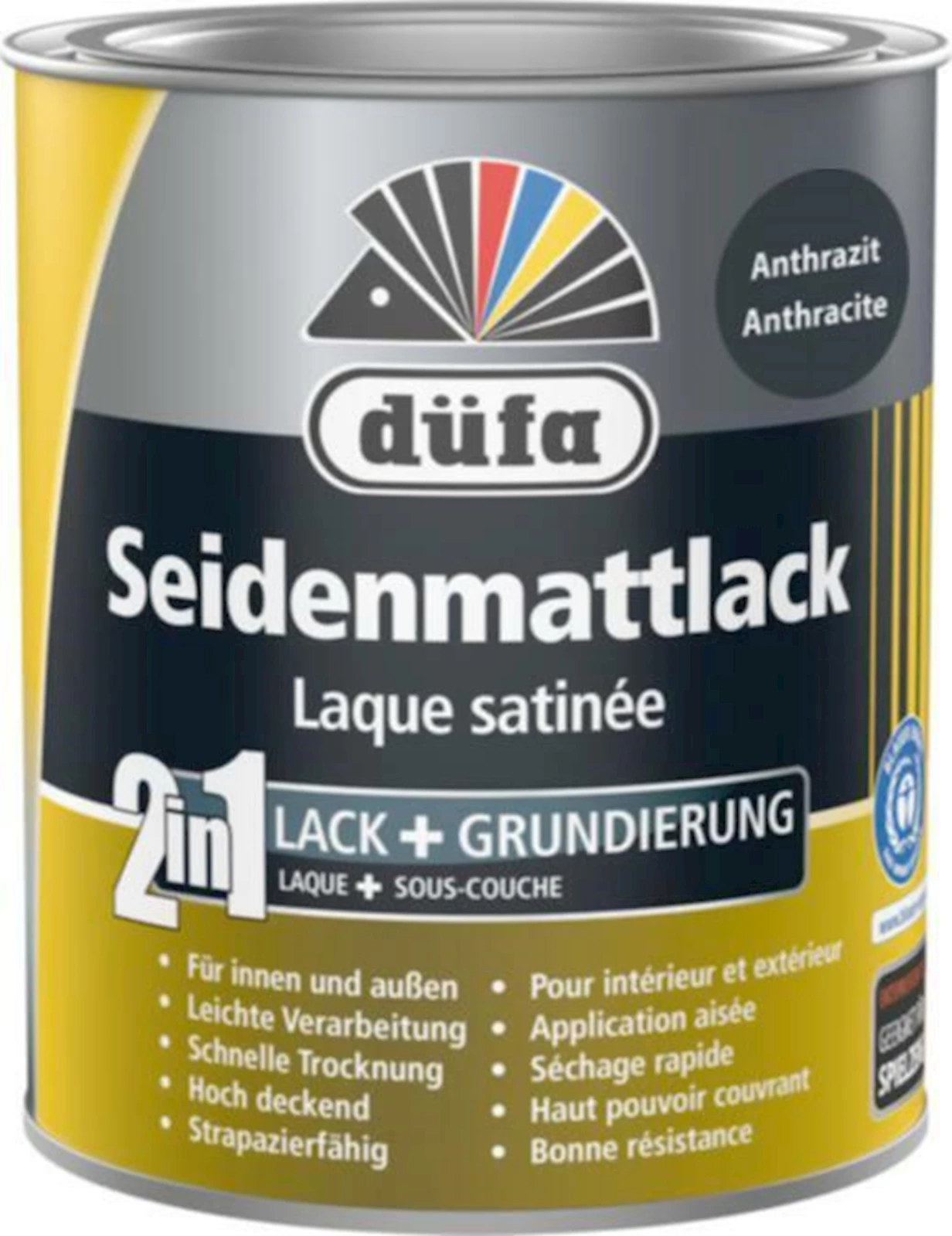 Laque acryl. sat. gris anthracite 375