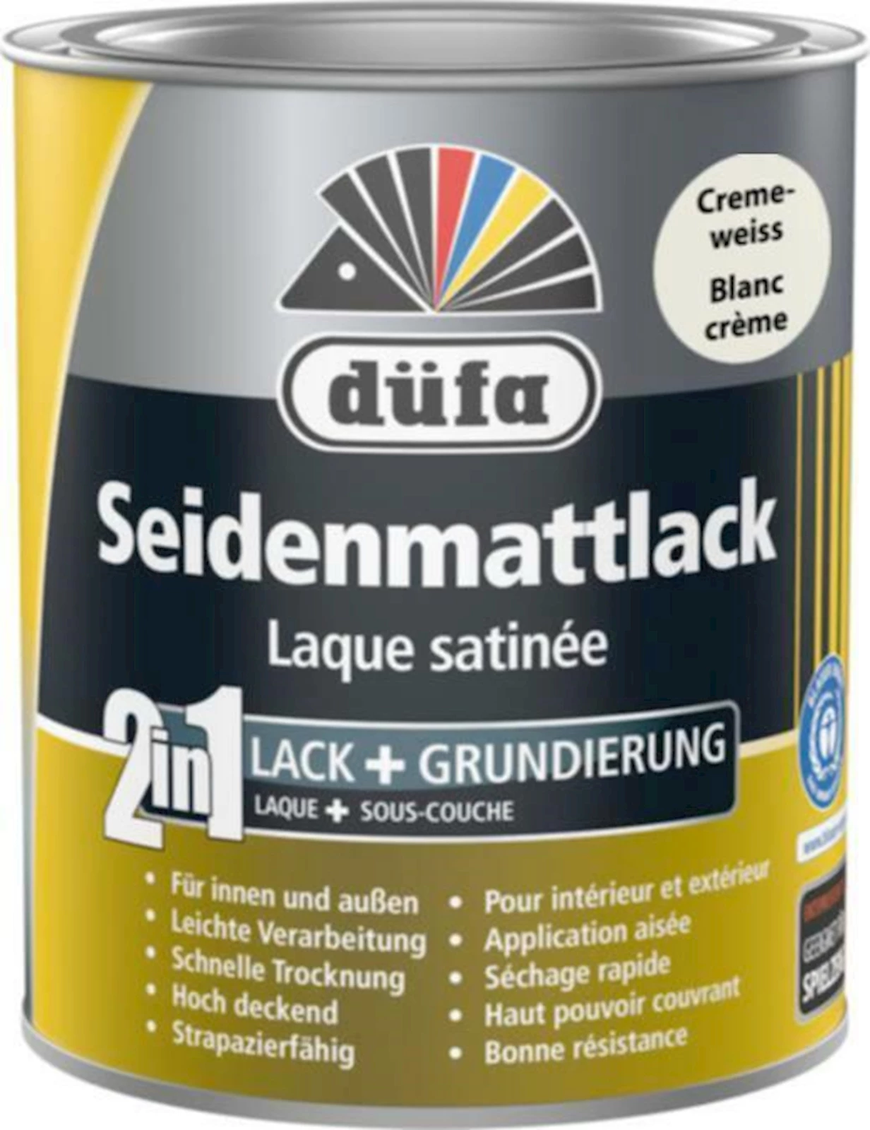 Acryll. Seidenm. Cremeweiss 750 ml