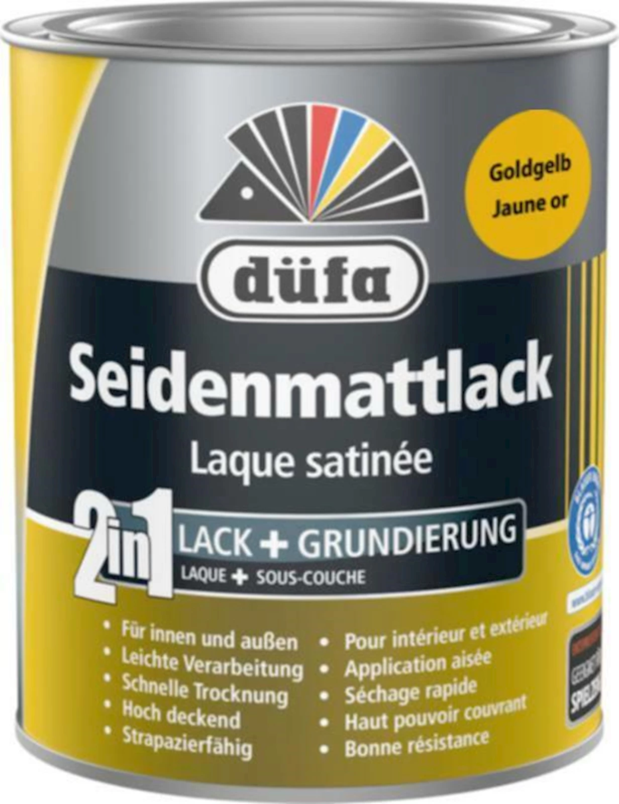 Laque acryl. sat. jaune or 750 ml