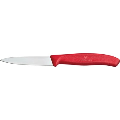 Couteau d’office rouge 8 cm