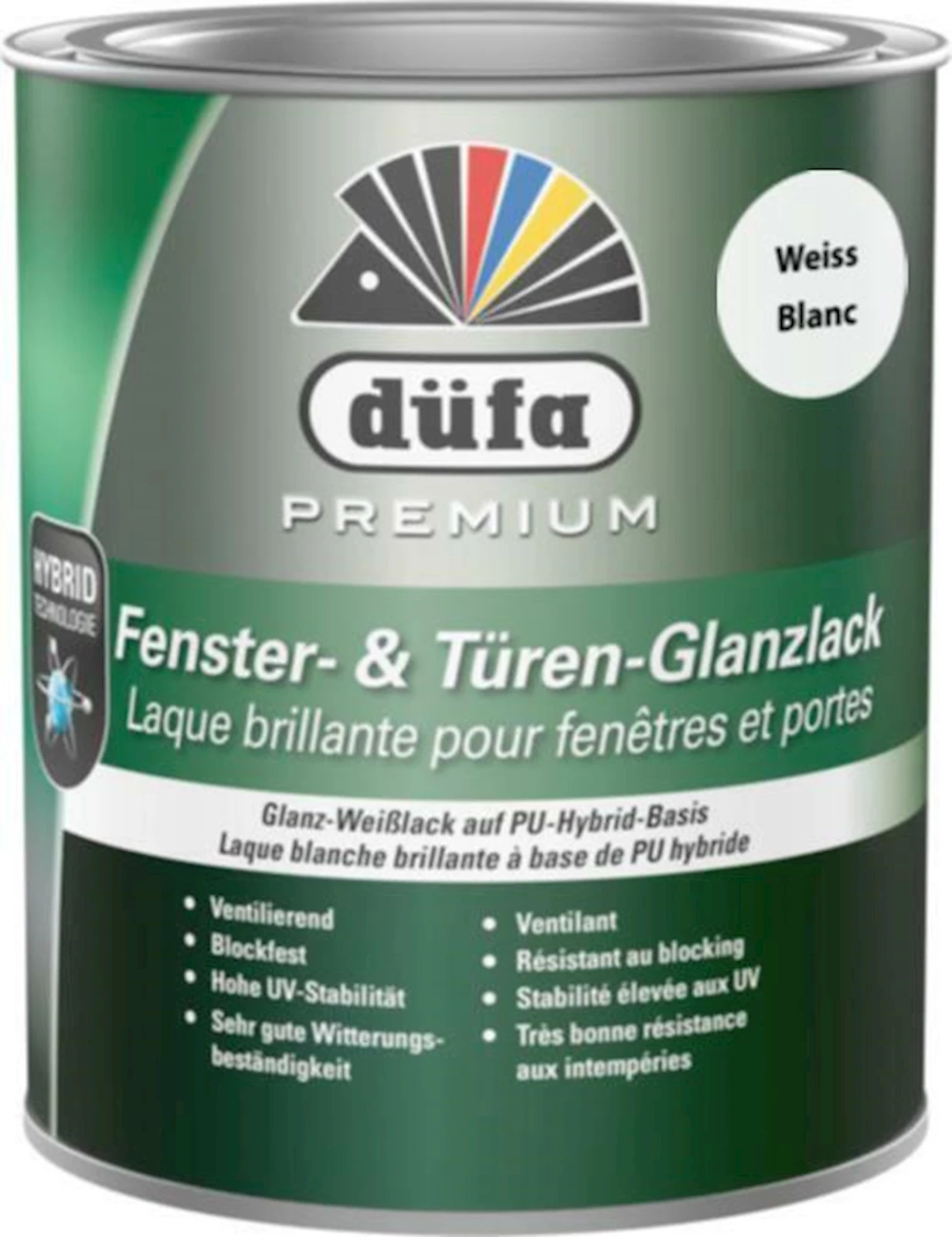 Fenster-/Türenlack weiss glz 375 ml