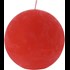 Bougie boule rouge 8×8 cm