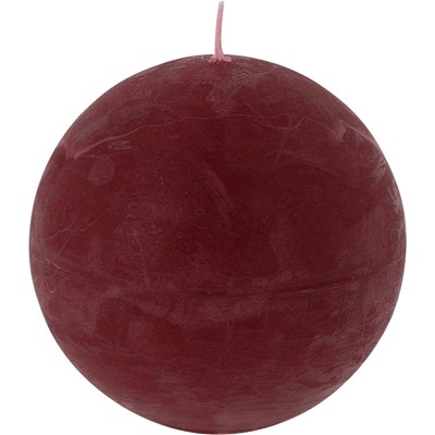 Bougie boule antique 8×8 cm