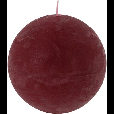 Bougie boule antique 8×8 cm