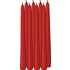 Bougie pointue rouge 2,2 × 24 cm